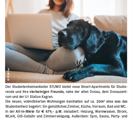 stuwo-presseartikel-falter-zeitung-beilage-magazin-neue-apartments-für-dich-und-dein-haustier